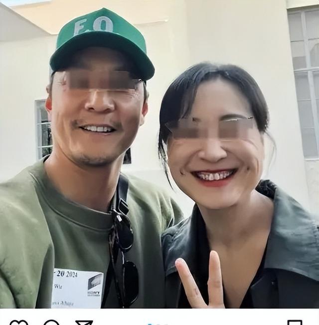 贾玲吴彦祖合照